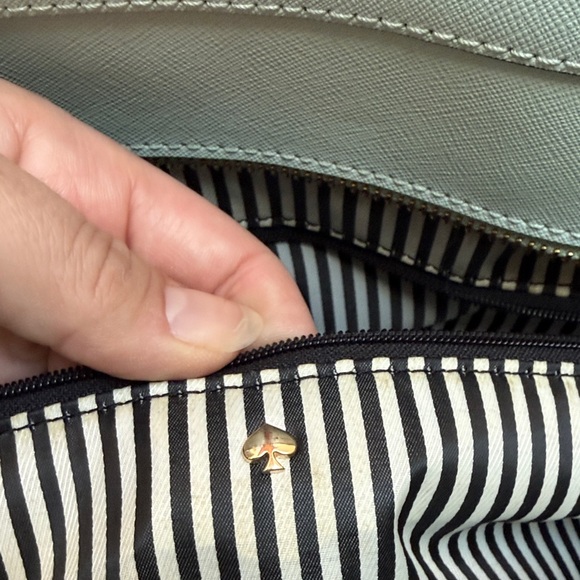 Kate Spade Leather Tote Bag Light Mint - Picture 8 of 14